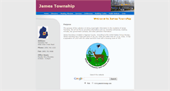 Desktop Screenshot of jamestownship.org